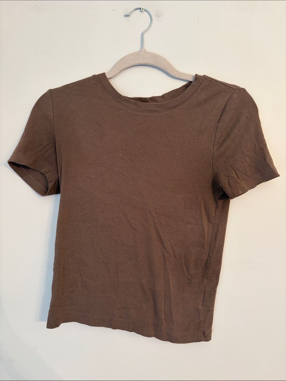 GAP Taupe Brown Modern Tee- Size S
